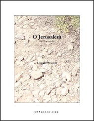 O Jerusalem SATB choral sheet music cover Thumbnail